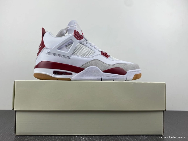 4 Retro DR5415-160 Pine Red SB Jordan 0709